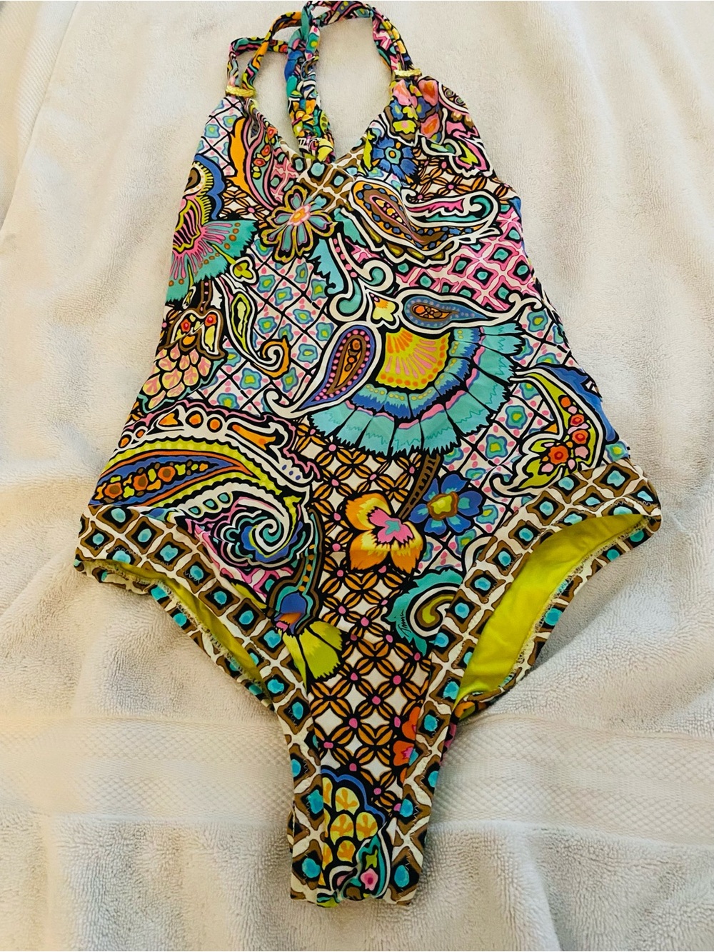 Bright Vivid Trina Turk One Piece Swimsuit